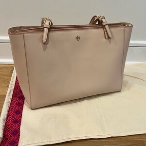Tory Burch York Buckle Tote Blush Pink Tote Bag
